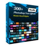 500+ Photoshop Text Effects Bundle