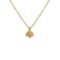 1 Gram Micro Gold Plated Heart Necklace Chain and Sleek Pendant Locket with Zircon Stones