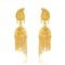 24Kt Micron 1 Gram Gold Traditional Jhalar Jhumka Earrings