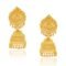 24KT Micron 1 gram Gold Square Umbrella design Traditional Jhumka Earrings