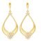 1 Gram Gold Plated 925 Silver Jewellery Earrings with CZ Stones