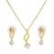 American Diamond Pendant Set With Chain For Girls and Women
