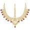 Gold Plated Kundan Pearl Maang Tikka Matha Patti Jewellery
