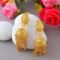 24Kt Micron 1 Gram Gold Traditional Jhalar Jhumka Earrings - Image 2