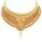 Glamorous Gold Plated Choker Necklace Set for Women - Image 2