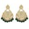 Stylish Choker Traditional Pearl Kundan Necklace Jewellery Set - Image 3