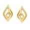 24kt Gold Plated Elegant Style Pendant and Matching Earring with Austrian Crystals - Image 4