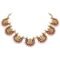 18k Gold Plated Traditional Temple Choker Necklace Wedding Party Stylish Jewellery Set - Image 5