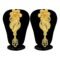 Lavish 24 Carat Gold Plated Floral Choker Necklace Set - Image 6