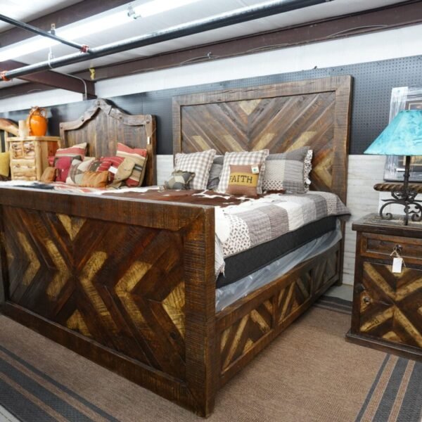 Moctezuma King Rustic Bed