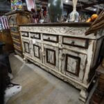 Checota hand carved console