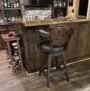 Tuczon 30" custom leather barstool - Image 3