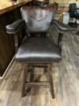 Tuczon 30" custom leather barstool