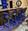 Tuczon 30" custom leather barstool - Image 2