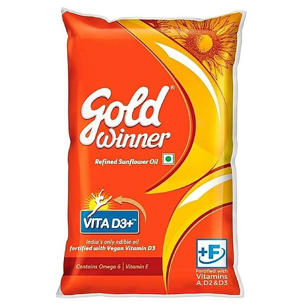 Gold Winner Sunflower Oil Pouch - Image 1