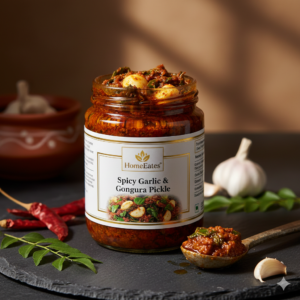 Spicy Garlic & Gongura Pickle