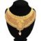 Glamorous Gold Plated Choker Necklace Set for Women - Image 3