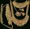 Gold plated artificial Wedding Bridal temple jewellery Necklace set with Mango design - Image 3