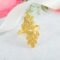 1 Gram Gold plated Handmade Floral design Traditional Finger ring Women - Image 4