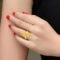 1 Gram Gold plated Handmade Floral design Traditional Finger ring Women - Image 5