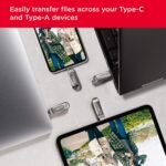 SanDisk Ultra Dual Drive Luxe USB Type C Flash Drive 128 GB - Image 2