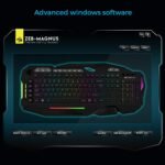 Zebronics Zeb-Magnus USB Gaming Keyboard with LED Lights - Image 2