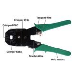 FEDUS Network Wire Stripper,100PCS RJ45 CAT5 CAT5e Connectors,Cable Tester RJ45 Crimp Tool kit CAT5 Cat5e Crimping Tool Crimp Crimper - Image 3