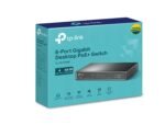 TP-Link 8 Port Gigabit Desktop Switch | 4 Port PoE 55W | 802.3AF Compliant | Shielded Ports | Traffic Optimization | Plug and Play | Sturdy Metal (TL-SG1008P),Black - Image 9