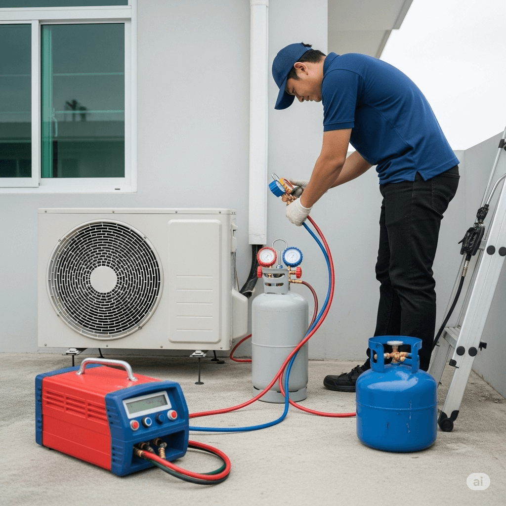 AC Gas Refilling AC Gas Refilling - Image 1