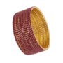 Shining Diva Fashion Set of 12 Latest Traditional Design Gold Plated Stone Bangle
