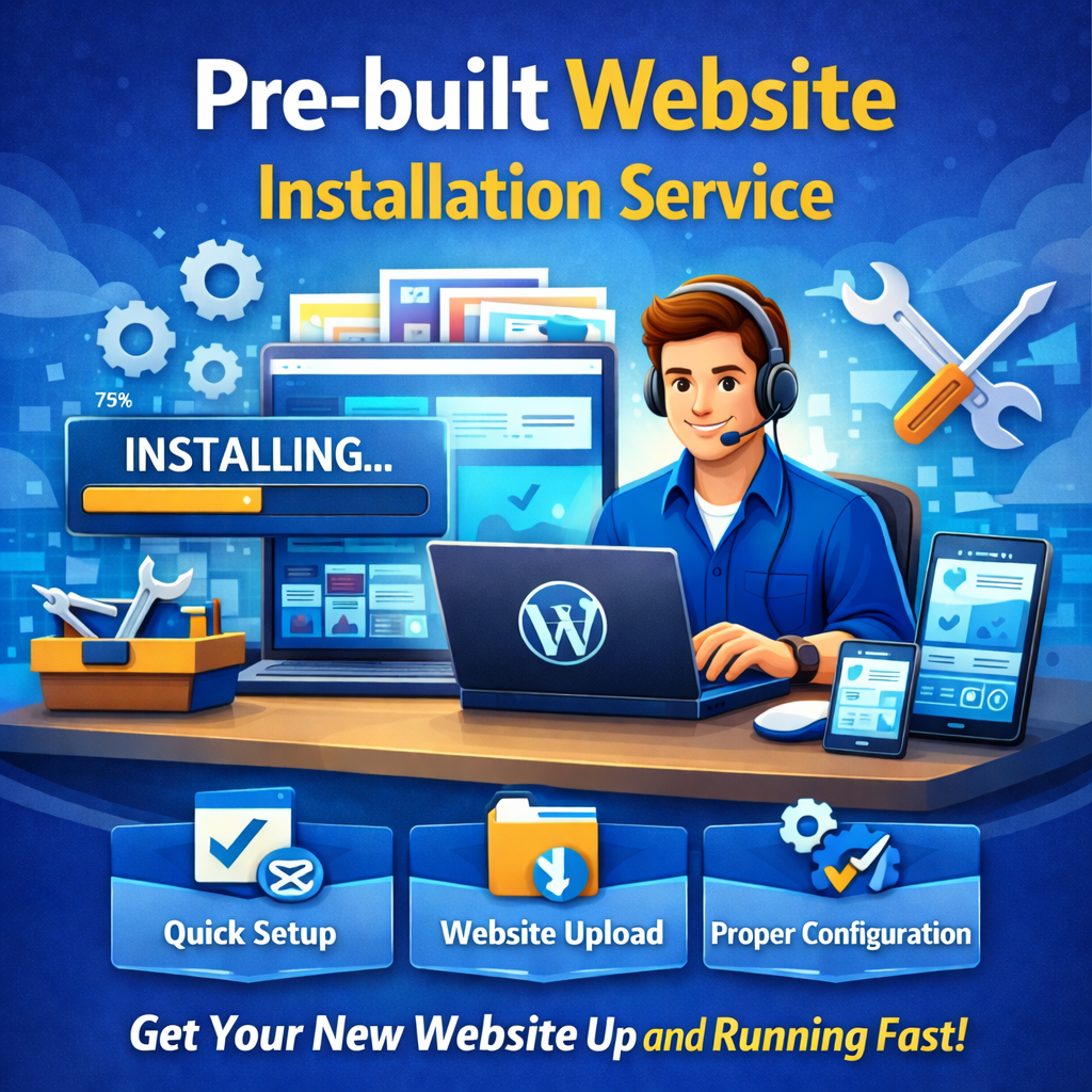 Pre-built Website Installation Service - Image 1
